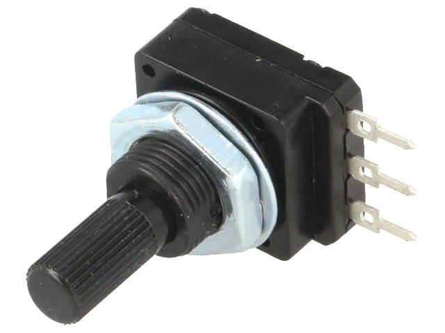 Potentiometru 220K, mono, 6mm, LIN, 16PMI-220K