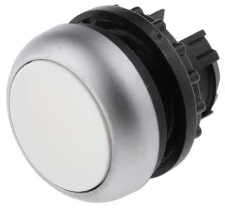 Intrerupator panou, apasare, 2 pozitii, 22mm, alb, orificiu montare Ø22.5mm, M22-DR-W