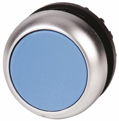 Intrerupator panou, apasare, 2 pozitii, 22mm, albastru, orificiu montare Ø22.5mm, M22-DR-B