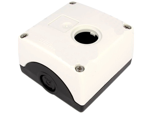 Cutie montare butoane, aplicata, M22, gri, IP65, 85x85x64mm, 3SB3801-0AA3