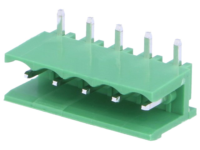 Conector deconectabil, 5 pini, pcb; soclu; tata; 5.08mm; TBG-5-KB-5P/GN