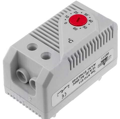 Regulator temperatura, -10-50C, comanda incalzire, NC, 10A, KTO011/50