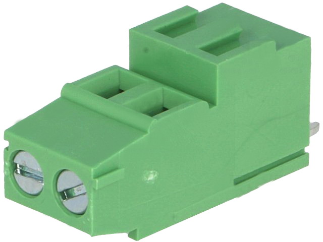 Conector 1x2 pini, PCB, pas 5.08mm, 24A, 250V, DG500H-5.08-02P-14