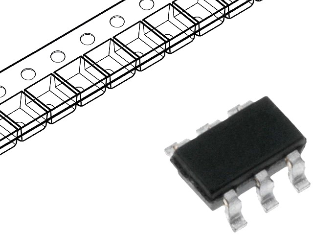 AP3012KTR-E1, DC-DC, UP CONVERTER, 2.6-16V, OUT 1.25-29V, 0.5A, Diodes Incorporated