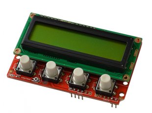 Display lcd, adaptor serial LCD; 2x16; 4 butoane; SHIELD-LCD16X2