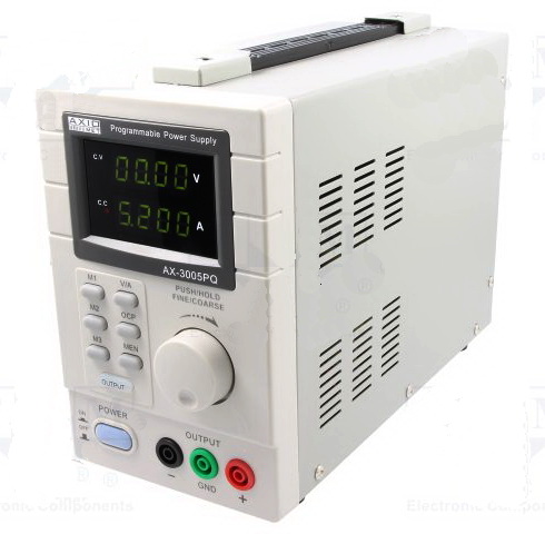Sursa tensiune, laborator, programabila, 0-30VDC, 5A, programabila, USB, soft, AX-3005PQ, AXIOMET