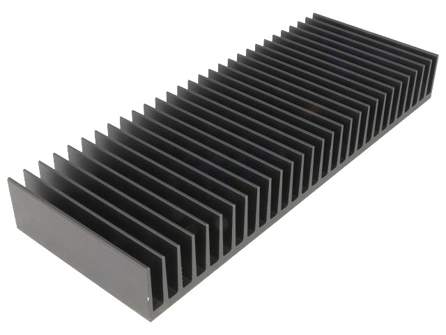 Radiator AL, 75x200x25mm, anodizat, SK42/75/SA