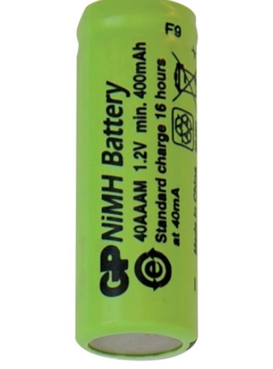 Acumulator 1.2V, Ni-MH; 2/3AAA, 2/3R3; 0,4Ah, GP40AAAM