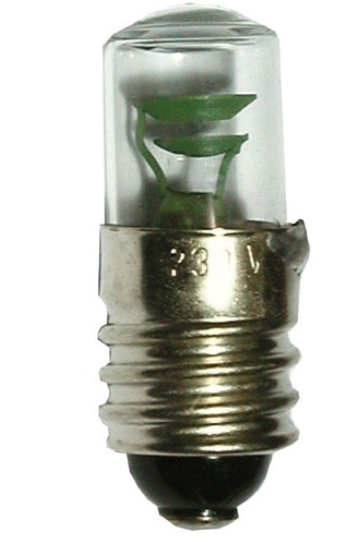 Bec 230VAC, E10, incandescenta, 0.5W, 10x28mm, LAMP741