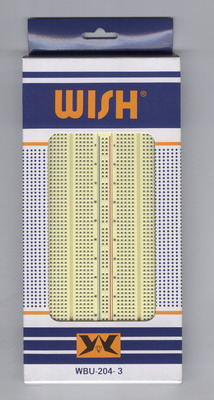 Placa test, Breadboard, 1280 puncte, WBU-204-3
