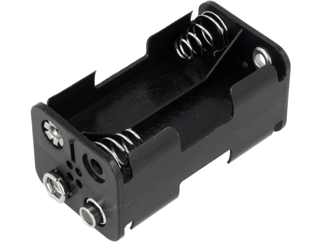 Suport baterii, AA, 4xR6, terminale 6F22, BH-343-2B