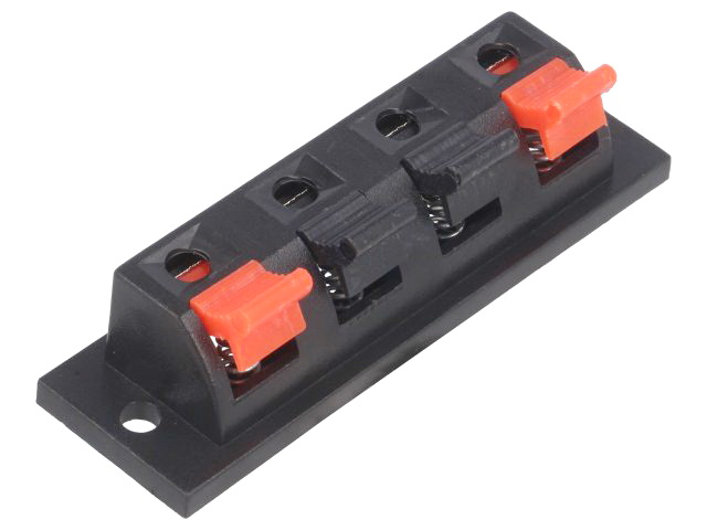 Conector difuzor, boxa, panou, 4 cai, push, CC-210
