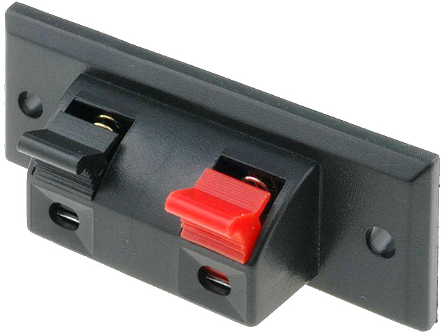 Conector difuzor; panou, 2 cai, mono, CC-212R