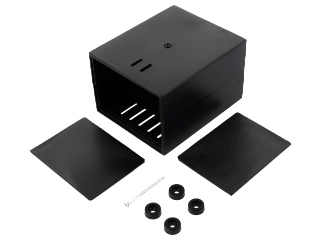 Cutie plastic, cu panou; ventilata; panou, 90x110x68mm; Z-3AW