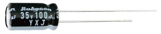 100uF/50V, Condensator electrolitic, 8x11.5mm, 105C, 7000h, long life, RUBYCON