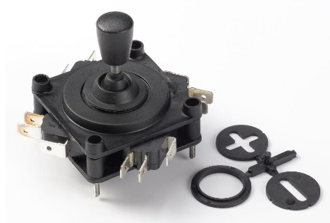 Joystick; 4 pozitii; 15A, 250V, 100114, APEM