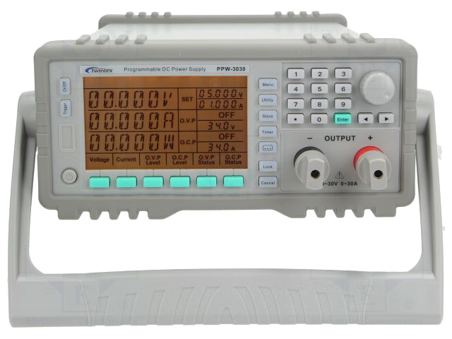Sursa tensiune programabila, 0-80VDC, 0-11A, RS232, RS485, PPW-8011, TWINTEX