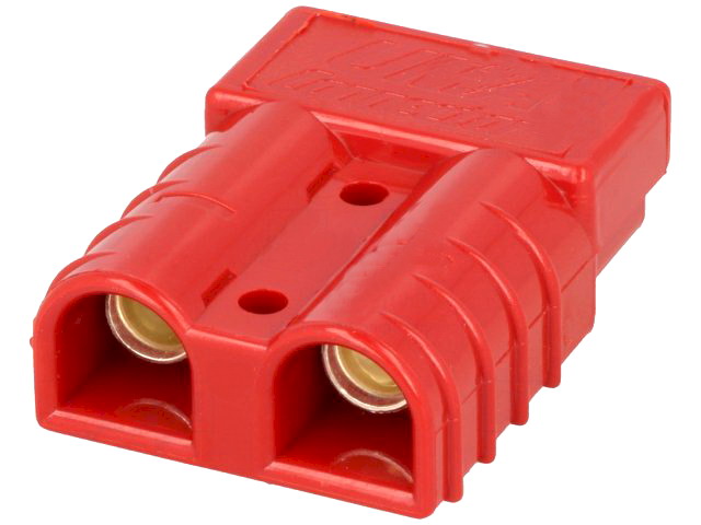 Conector 50A, auto, rosu; hermafrodit; cablu cablu, 2PINI; 24V; 16mm2; 1 buc, 11300201-02, ENCITECH
