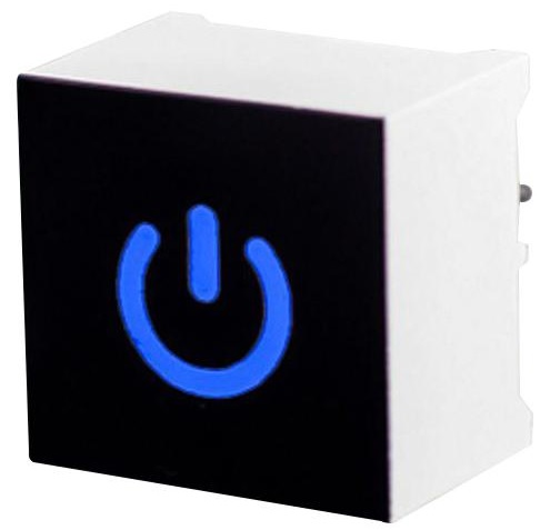 Push buton, touch, OFF-ON, capacitive, touch sensor, 11x15mm, CTHS15CIC06ONOFF