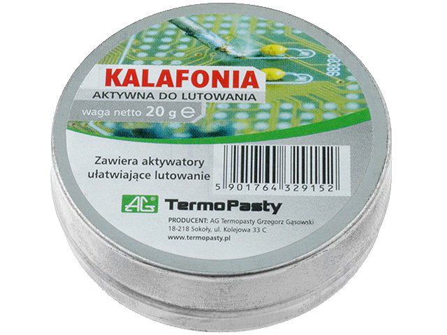 Pasta de lipit, cu colofoniu, cu flux, saciz, 20gr, KALAFONIA-20