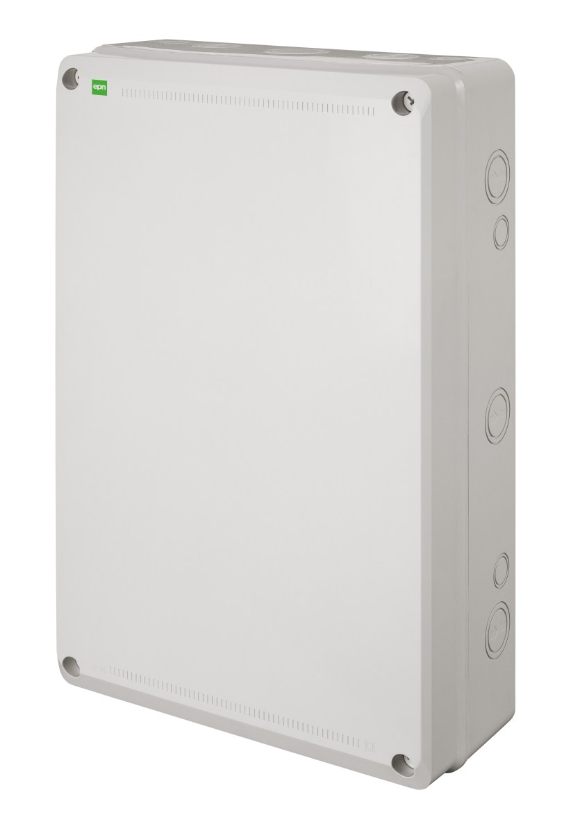 Cutie ABS, gri, IP65, IK07, capac gri, 330x180x130mm, EPN-2749-00