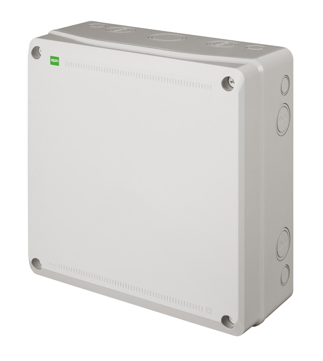 Carcasa ABS gri, IP65, IK07, capac gri, 330x330x130mm, EPN-2750-00