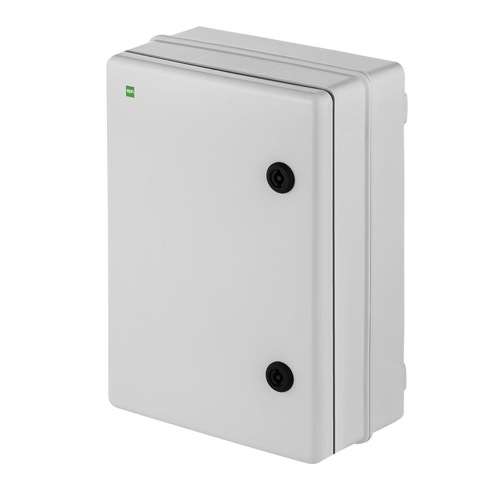 Carcasa ABS gri, IP65, IK08, capac gri, 252x352x142mm, EPN-2753-00