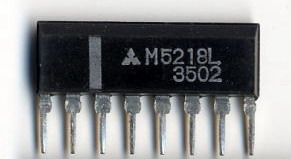 NJM4565L, Low Noise Amplifier, dual, SIP8, NJR