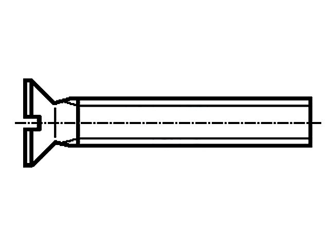 Surub M1.6x8, DIN:963A, cap ingropat, B1.6X8/BN654