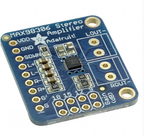 Amplificator audio, mono, clasa D, 3.7W, 8 ohmi, 28x24mm, MAX98306, 987, ADAFRUIT