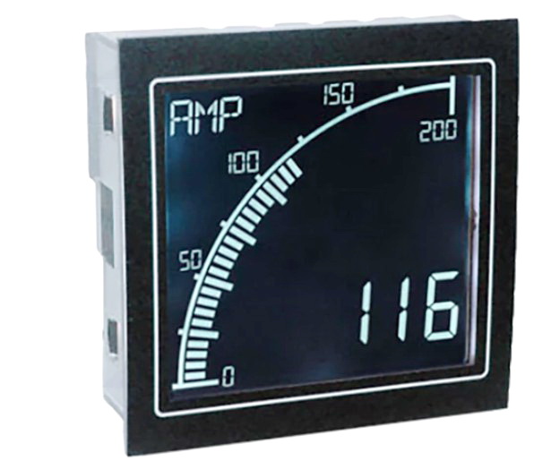 Ampermetru digital, AC, panou, ampermetru; digital,pentru montare,programabil; 0÷5A,0A÷10kA1, AC, LCD, alarme, APM-CT-ANO