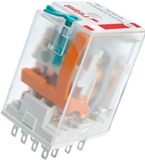 Releu 230V, 4PDT, 6A, R4N-2014-23-5230-WT, RELPOL