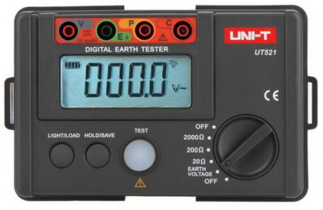 Aparat pentru masurarea prizelor de pamant, masurare 2 sau 3 fire, pamintare, UT-521