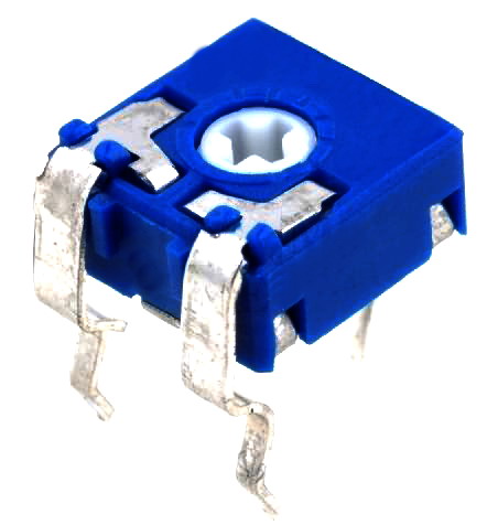 Semireglabil 500K, orizontal, RM5x5mm, CA6V-500K, ACP