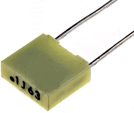 3.3nF/63V, condensator poliester, RM5, KEMET