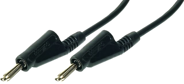 Fir de testare, 2x mufa, soclu 4mm, 20A, 60VDC,  PP101-B