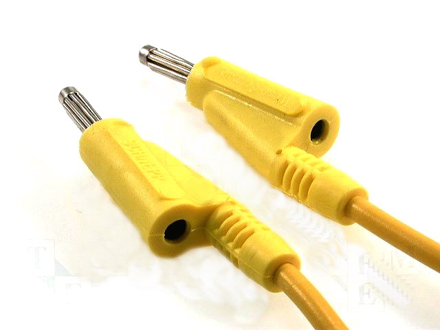 Fir de testare, 2x mufa+soclu 4mm,20A PP101-Y