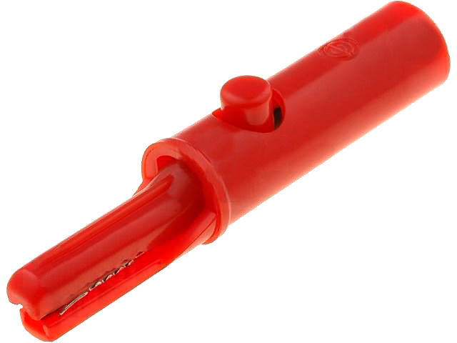 Crocodil, izolat, 4mm, rosu, R8-E1A-R