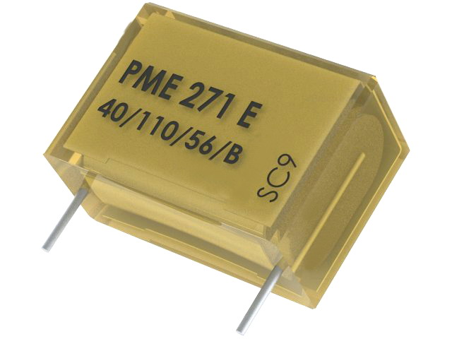 10nF/300VAC, condensator hartie, X1, PME271, PME271E510MR30, KEMET