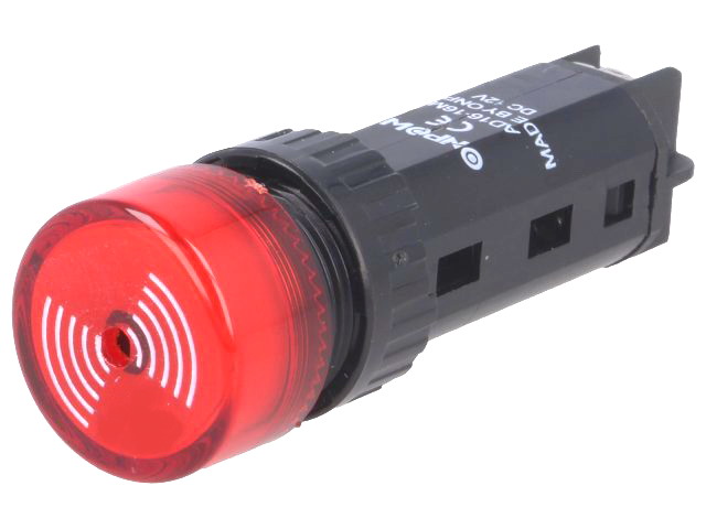 Semnalizator acustic, buzer panou, 12VDC, V16-12-AD-BUZ