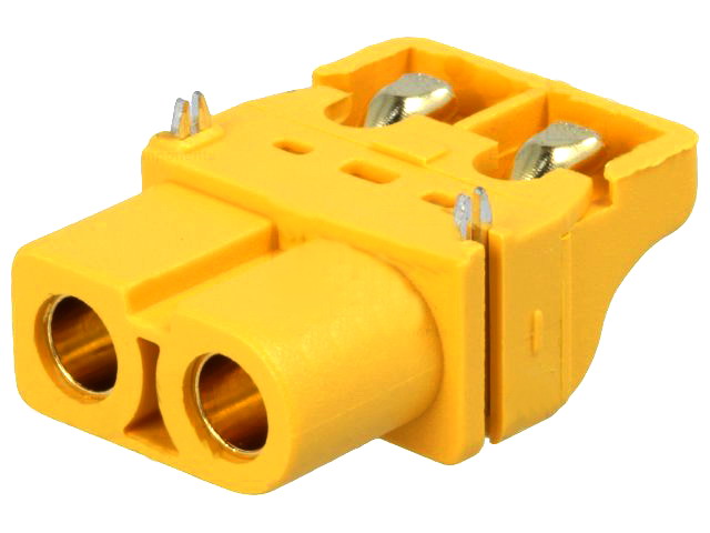 Soclu alimentare DC, 30A, 500V, mama, 2 PINI, PCB, SMT, contacte aurite, XT60PT-F, AMASS