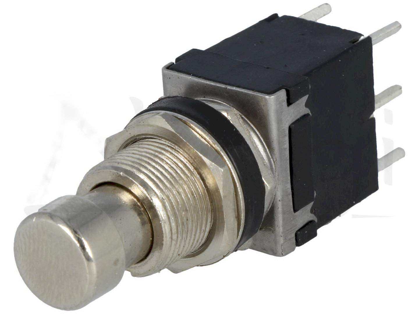 Intrerupator apasare, push, ON-ON, pcb, gri, 6 pini, PS24202P