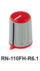 Buton potentiometru indicator, AX 6MM, RN-110FH-R6.1