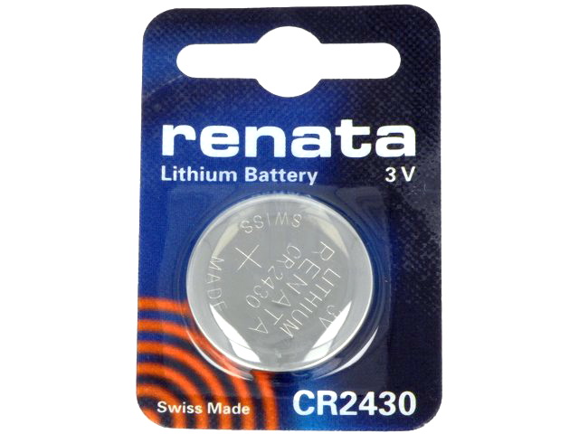 Baterie Litiu 3V, 2430, 24.5x3mm, CR2430, RENATA