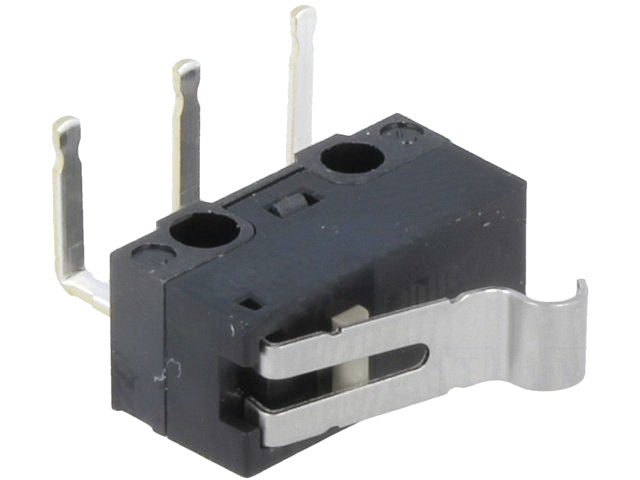 Microintrerupator SPDT; 0.1A/30VDC; ON-(ON), D2F-01FL3-A, OMRON