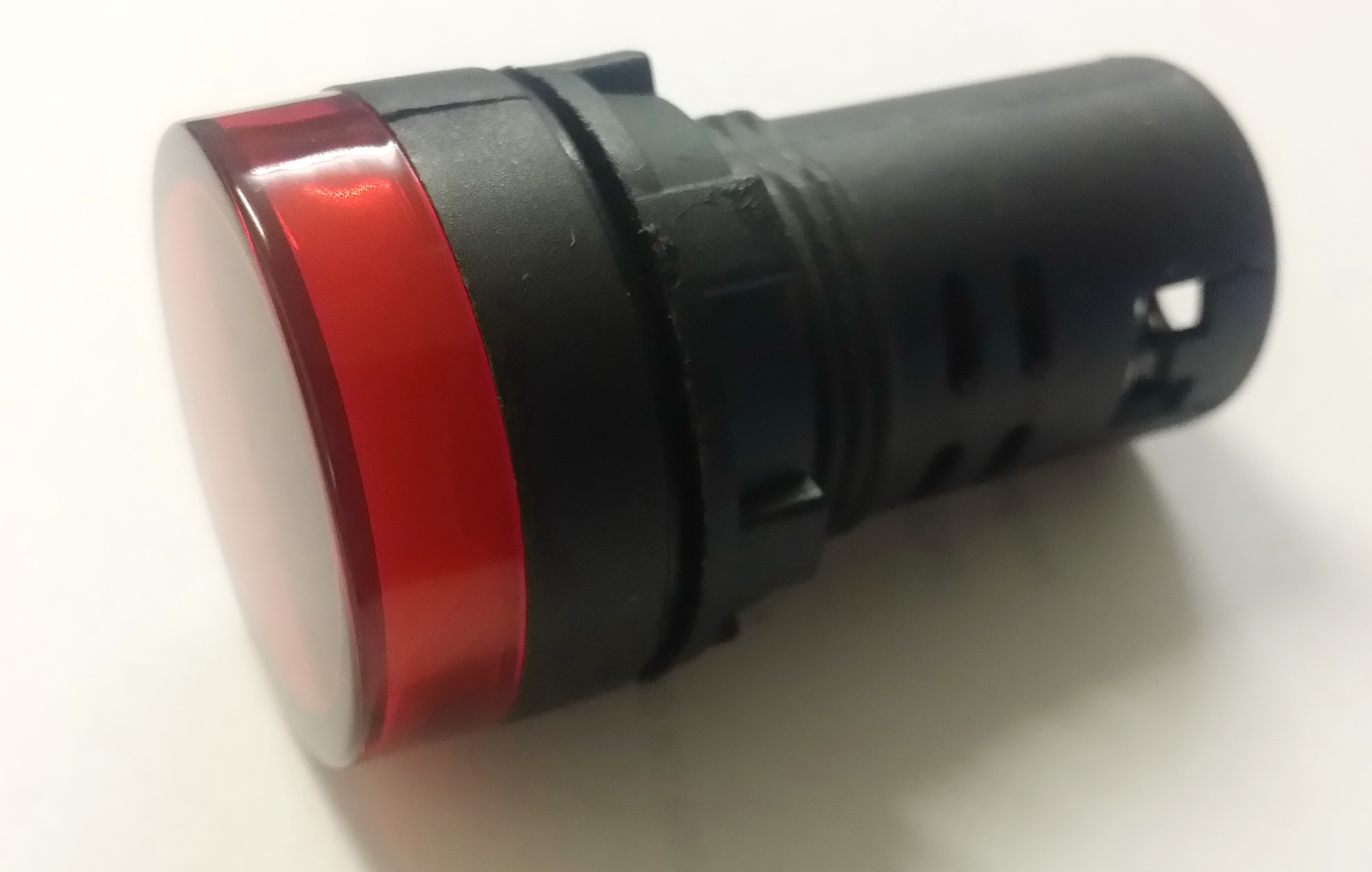 Lampa semnalizare panou, 220VAC, led, rosu, 22mm, LAMP-220VAC-R-423