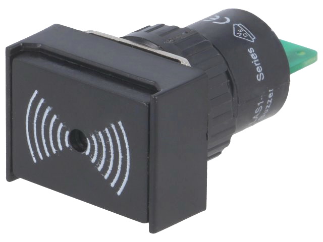 Buzer panou, semnalizator acustic, 75dB, 220VAC, V16-230-AJ-BUZ