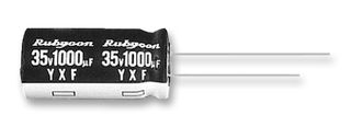 100uF/63V, electrolitic, 10x12.5mm, 105C, low esr, 7000h, RUBYCON