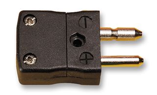 Conector termocuplu J, tata, negru, FSTC-J-M