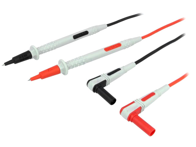 Set cabluri masurare, rosu, negru, 1m, 10A, AX-TLS-004A